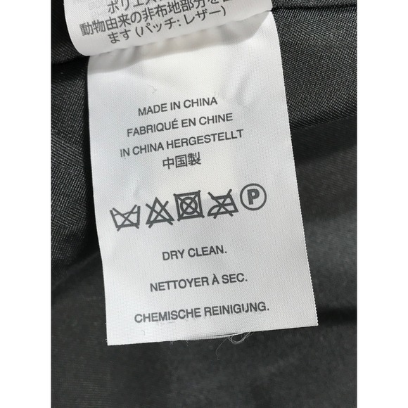 J Crew Chateau Parka Coat 2P Italian Stadium Cloth Nello Gori Wool Faux Fur Zip - Picture 12 of 12